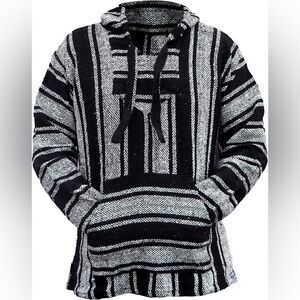 Baja Mexican Sweater Poncho Size Approximately SM